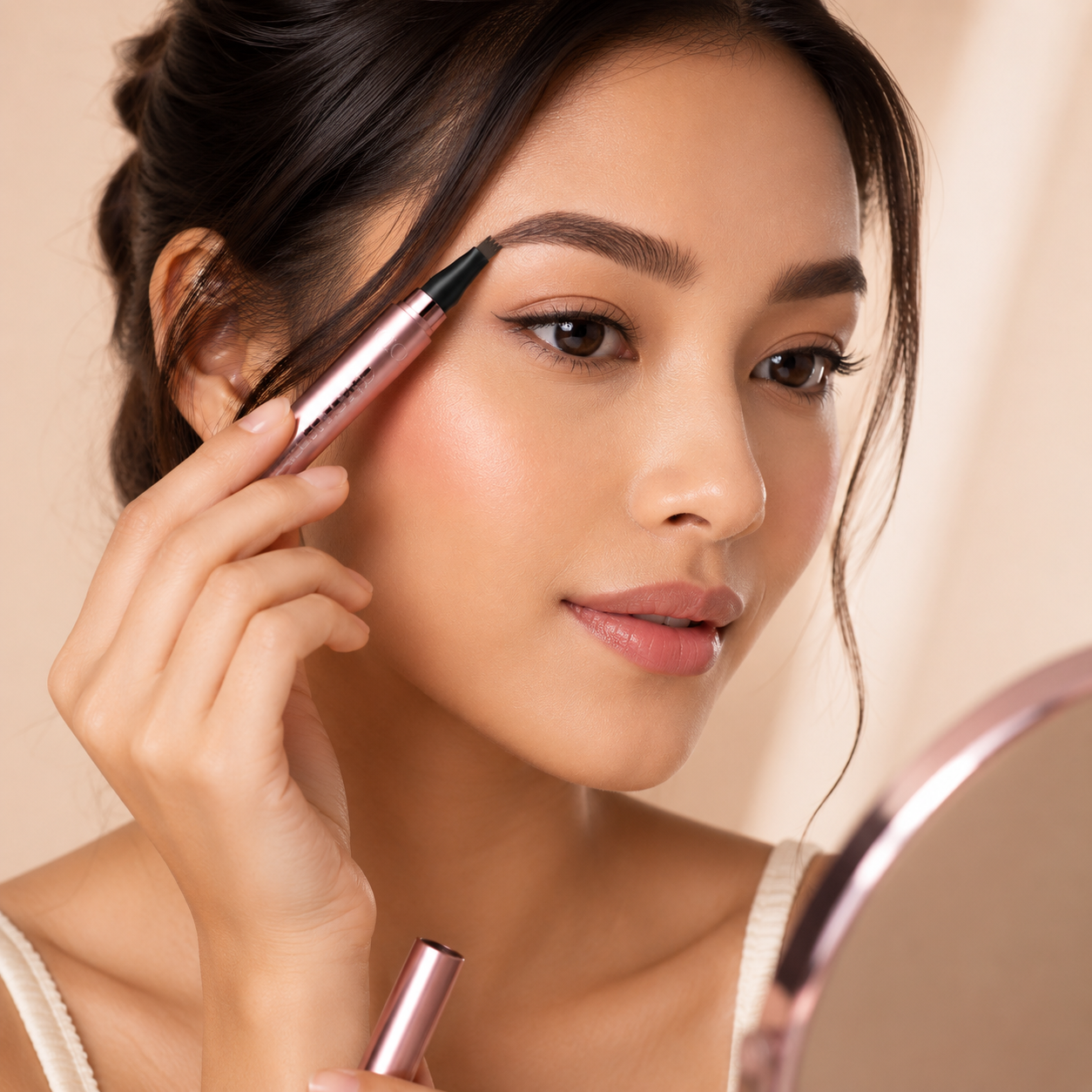 Essence Bloom Natural Stroke Waterproof Brow Pen Micro-Fork Tip